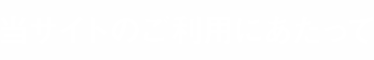 当サイトのご利用にあたって